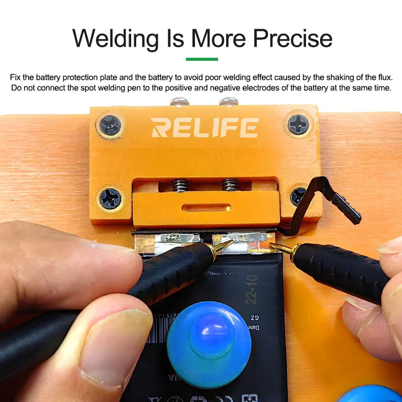 RELIFE RL-936WA/RL-936WD Magnetic Spot Welding Fixture for Battery For iPhone 13 12 14 pro Multiple Models Battery Repair Tools