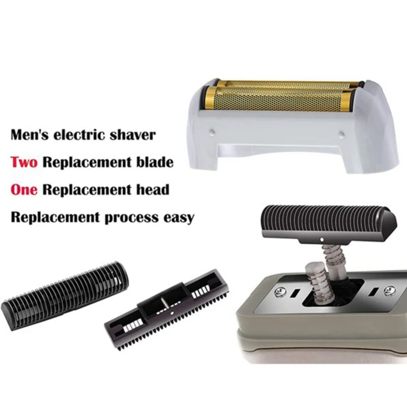 Shaver Replacement Cutter Net+Cutter Head For Andis 17150 17200 Washable 3D Intelligent Floating Shaving Blade 2