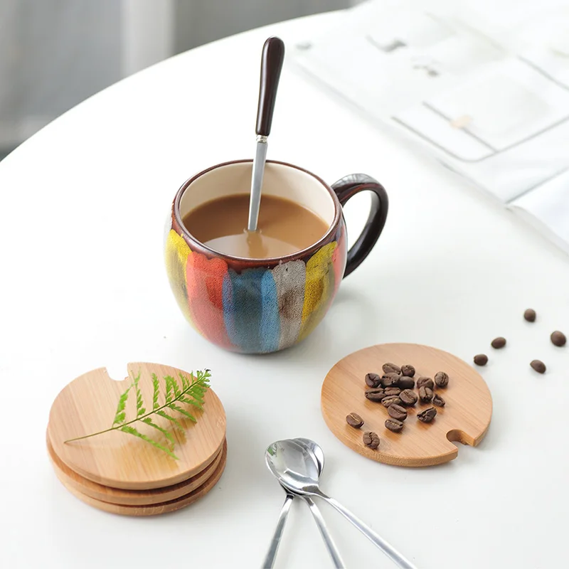 

Creative Ceramic Mugs Coffee Cups High Quality Kawaii Luxury Coffee Cup Breakfast Milk Mug Couples Minimalist Tazas Mug Cute Cup