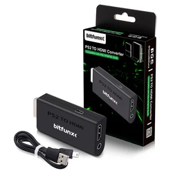 Bitfunx YPBPR to HDMI Audio Video Converter Adapter (PS2 adapter Basic)