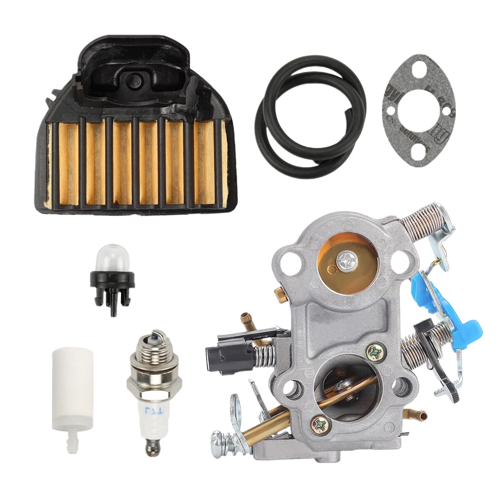Kit Carburatore Per Motosega Husqvarna 455 Rancher 460 Rancher Carburatore Di Alta Qualità Accessori Per Filtri Aria Per Motosega