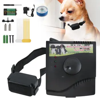 Electric Dog Fence System Pet Containment Shock Collar Yard Garden Waterproof 3
