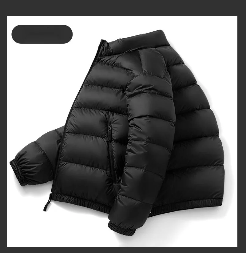 Men's And Women's Duck Down Jacket Winter Warm Loose Bubble Coat_voghion.com