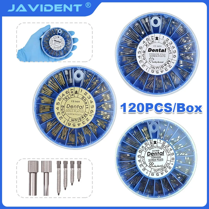 Dental Materials: Threaded Stainless Steel Root Canal For Anterior And Posterior Teeth Pure Titanium Pos With Drill_voghion.com