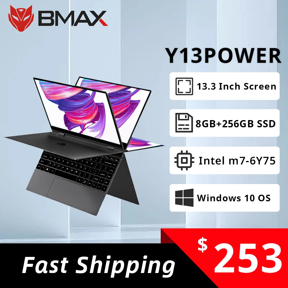 BMAX-Y13power-Intel-Core-m7-6Y75-360-Laptop-13-3inch-Notebook-Windows ...