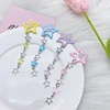 634C Y2K Gothic Star Fringe Metal Hair Clip Women Girls Accessory Punk Hairpin