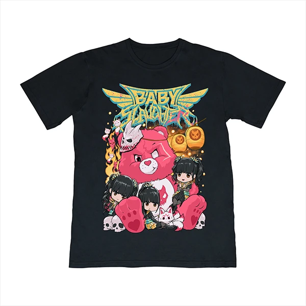 Slaughter To Prevail BABYMETAL Band T-Shirt Baumwolle Grafik-T-Shirt Herren Damen Sommer Streetwear