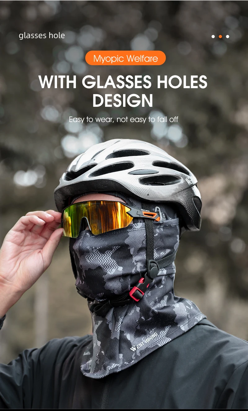 WEST BIKING Winter-Fleece-Sturmhaube, Vollgesichtsmaske, winddicht, thermisch, Unisex, Skifahren, Radfahren, Kopfbedeckung, Fahrradhelm, Liner, Sportausrüstung – Detail 5