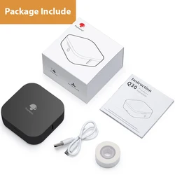 Compact Wireless Thermal Label Maker - Portable Mini Printer for Various Sticker Labels (Black Printer)