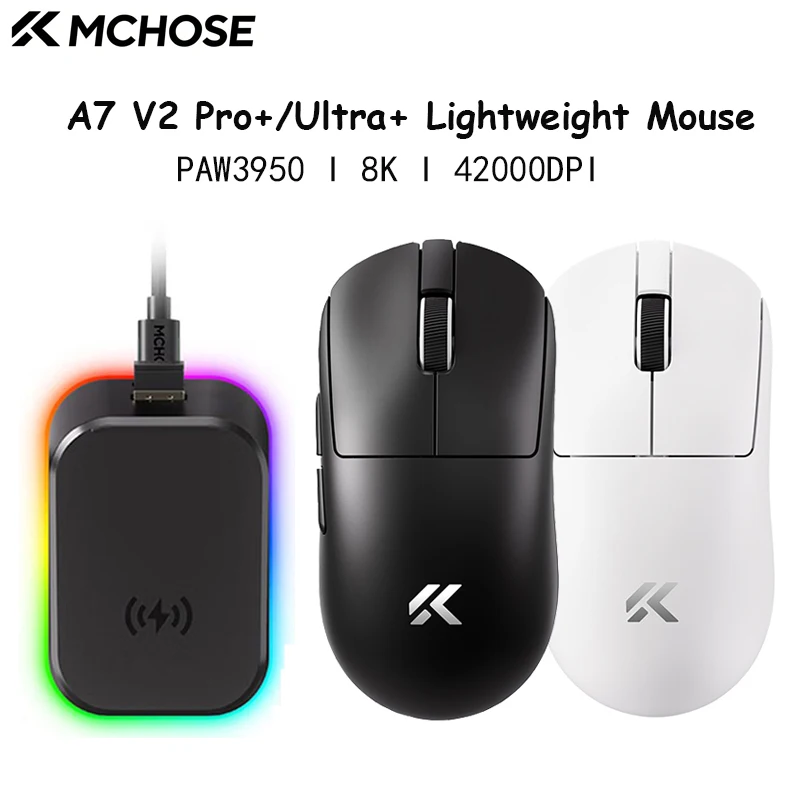 Игровая мышь MCHOSE A7 V2 Ultra+, обзор, отзывы, характеристики, купить