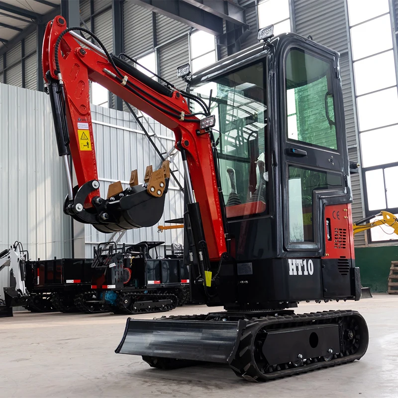 Epa/Ce Euro 5 Cheap 1 Ton Excavator Hightop Cheap Home Garden Farm Use Micro Digger Crawler Excavator