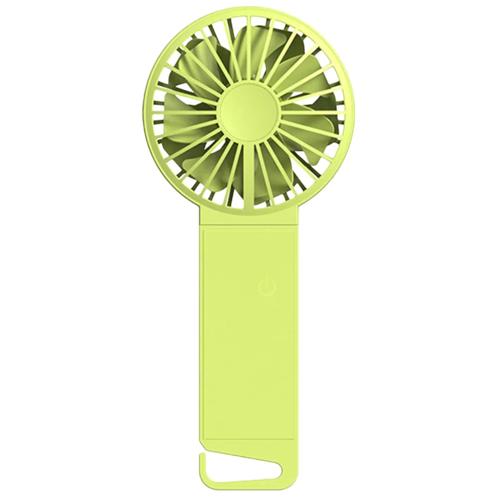 휴대용 접이식 팬 USB 전원 미니 팬 가방용 후크가 있는 소형 경량 휴대용 팬 가정 사무실 매장 여름용 냉방 무소음