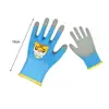 Rubber Gloves Kids Gardening Gloves with Cartoon Pattern Thorn-proof Puncture-resistant Design Non-slip Rubber Work for Children 5
