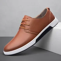 Genuine Leather Mens Designer Business Oxford Shoes Winter Fluffy Flat Shoes Breathable Mens Driving Men's Lace-up Walking Shoes 1