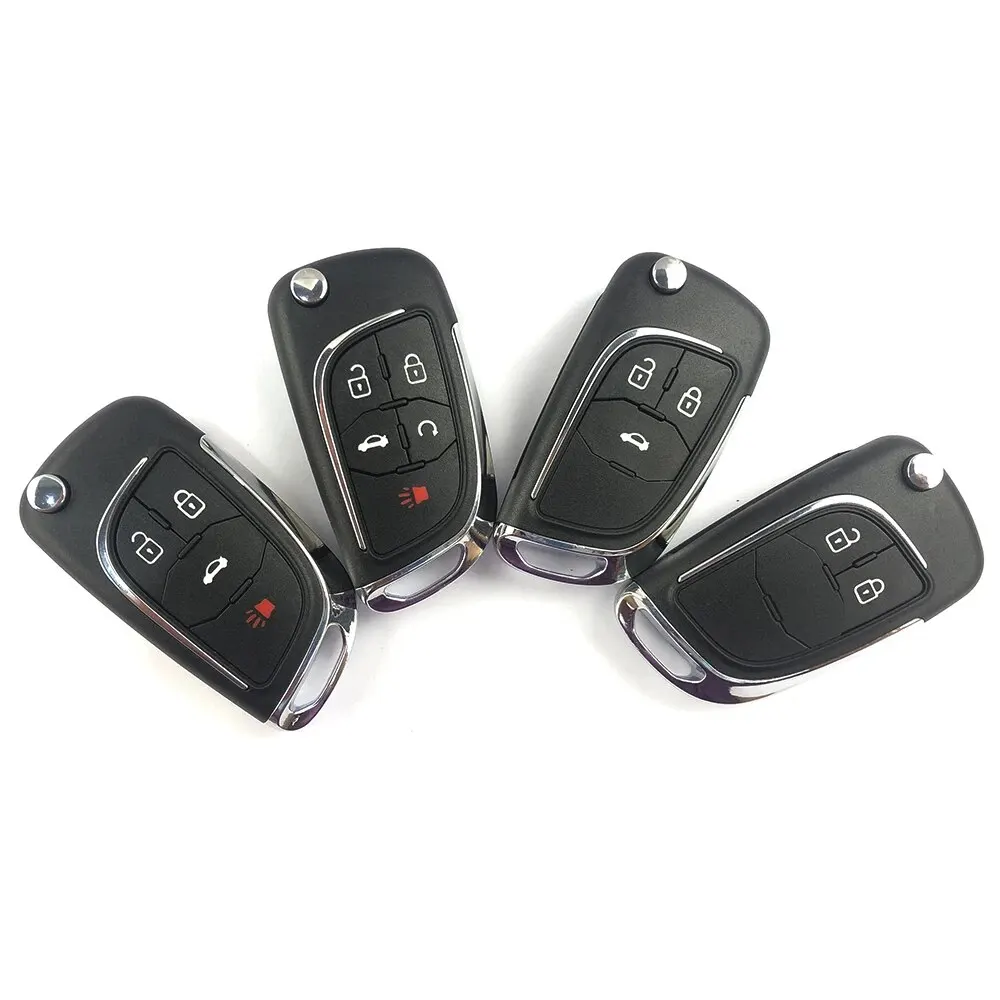 Folding Car Key Shell OkeyTech Modified Chevrolet Cruze Epica Lova Camaro 2/3/4/5 Buttons