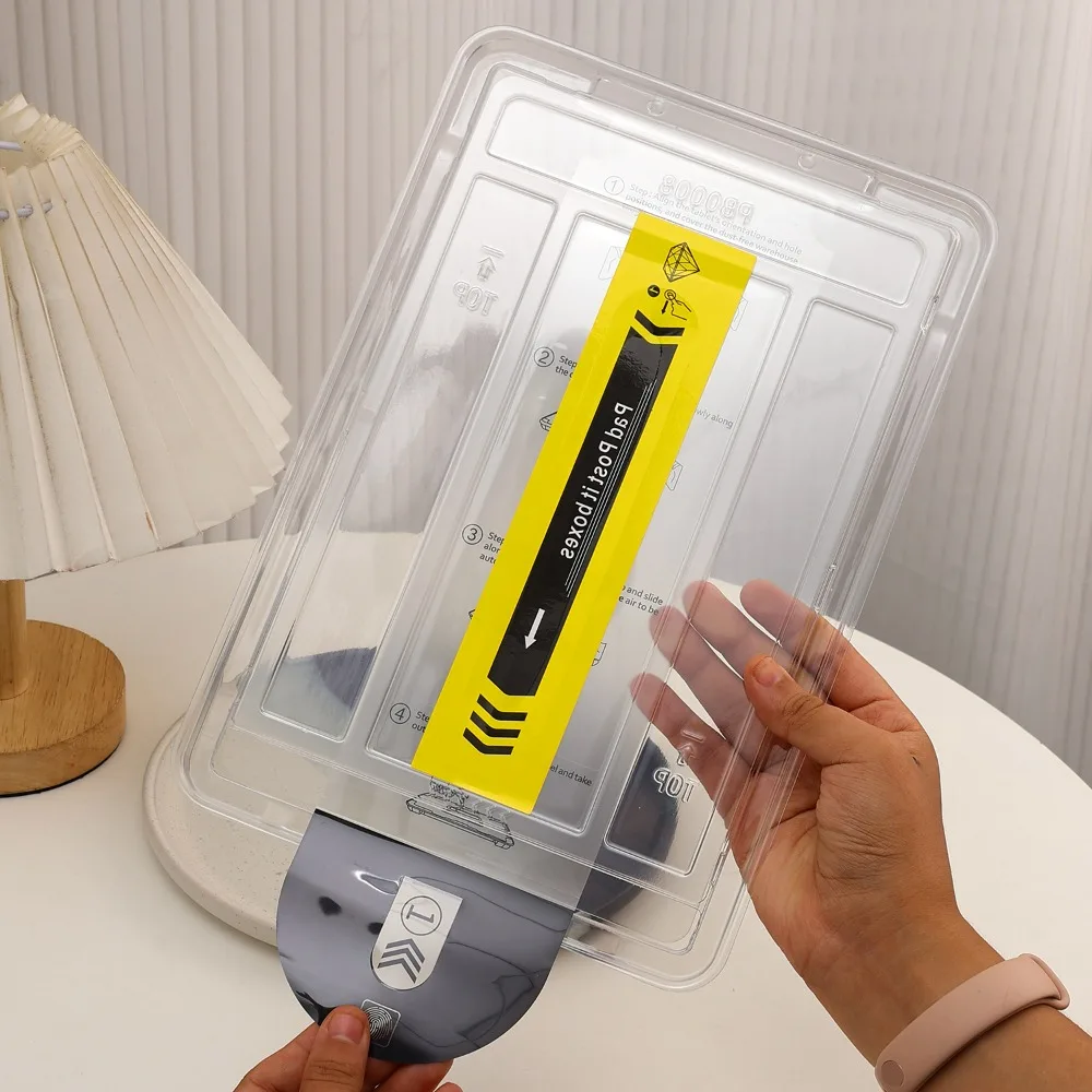 Tempered Glass Dust-Free Screen Protector with Auto Installation Kit