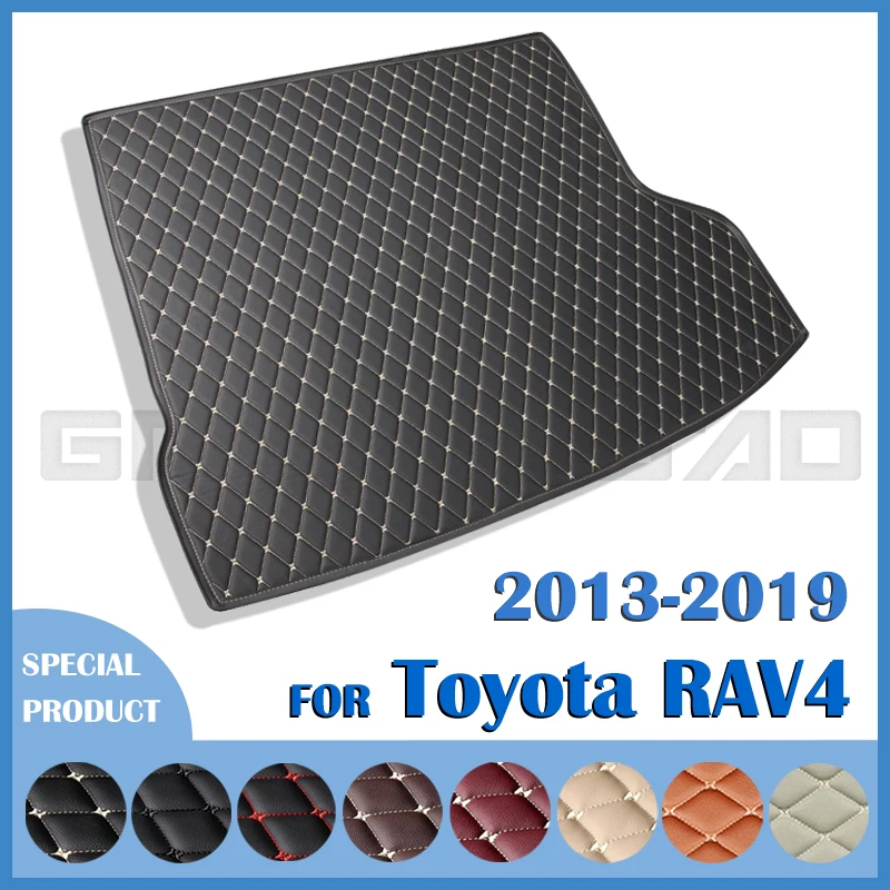 

Коврик для багажника автомобиля для Toyota RAV4 2013 2014 2015 2016 2017 2018 2019, пользовательские автомобильные аксессуары, украшение интерьера автомобиля