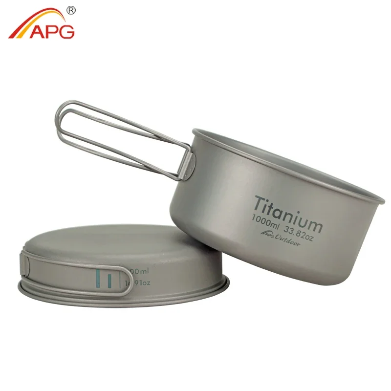 Ultralight Titanium Camping Pan Set 1