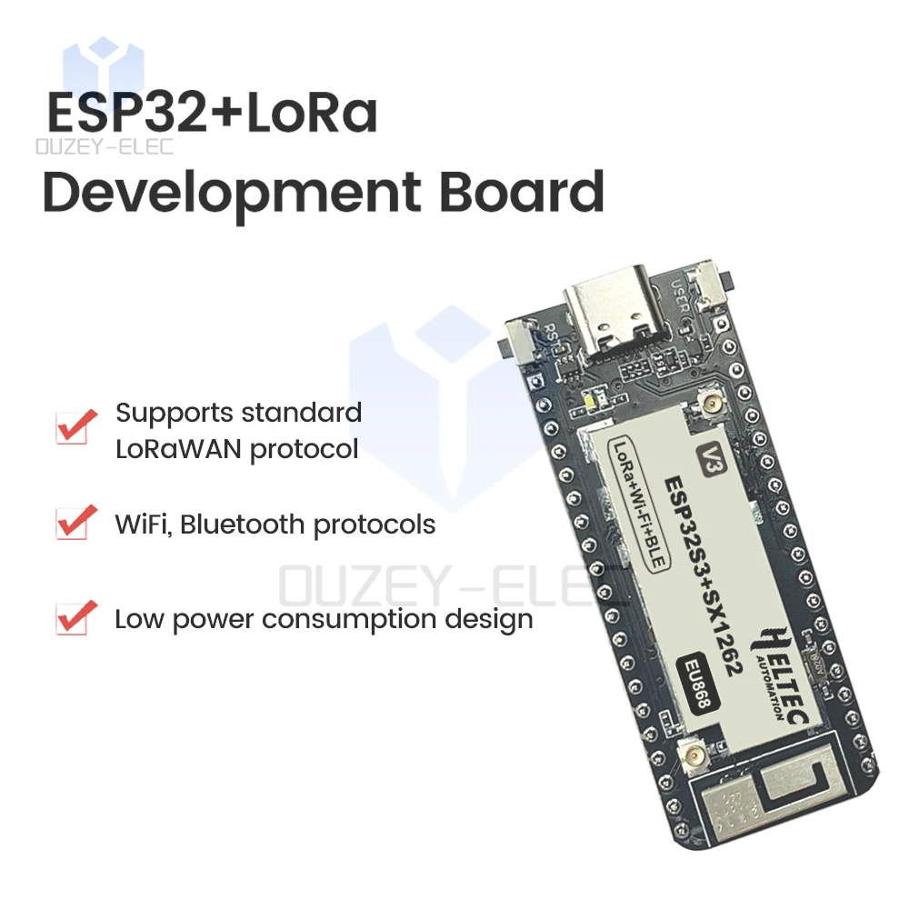 

Плата разработки Stick Lite ESP32 LoRa V3 ESP32-S3FN8 CP2102 SX1262 433-510 МГц 863-928 МГц WiFi модуль Bluetooth для Arduino