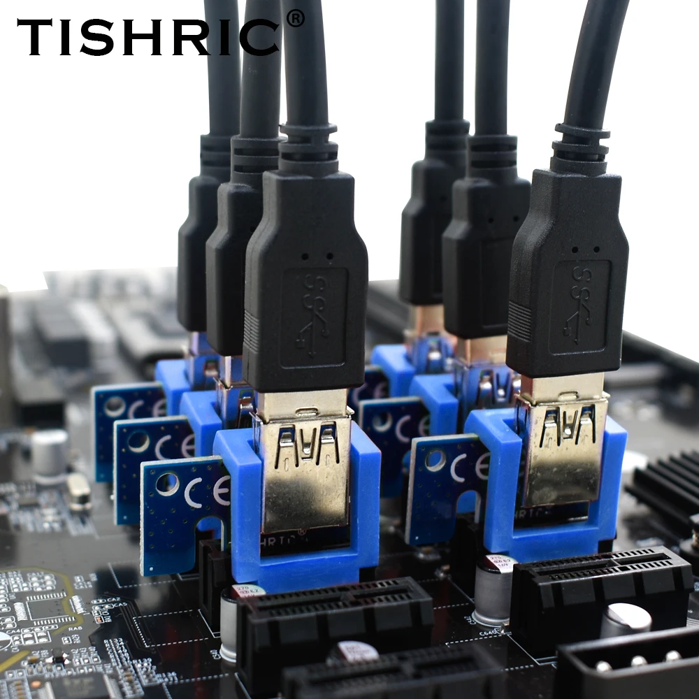 TISHRIC Riser 1x Retainer Mount Locker PCIE Riser Cable 5/10/20PCS
