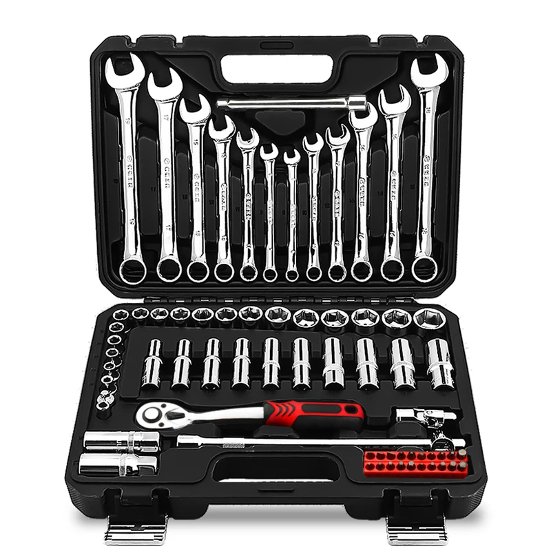 Xk Wrench Tool Set Auto Repair Maintenance Car Repair Tools Fast Casing with Ratchet Wheel xiaofei auto repair tool set fast ratchet wrench auto maintenance hardware tools 53 pcs