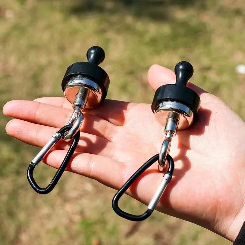 Heavy Duty Magnetic Carabiner Hooks for Outdoor and Camping Use