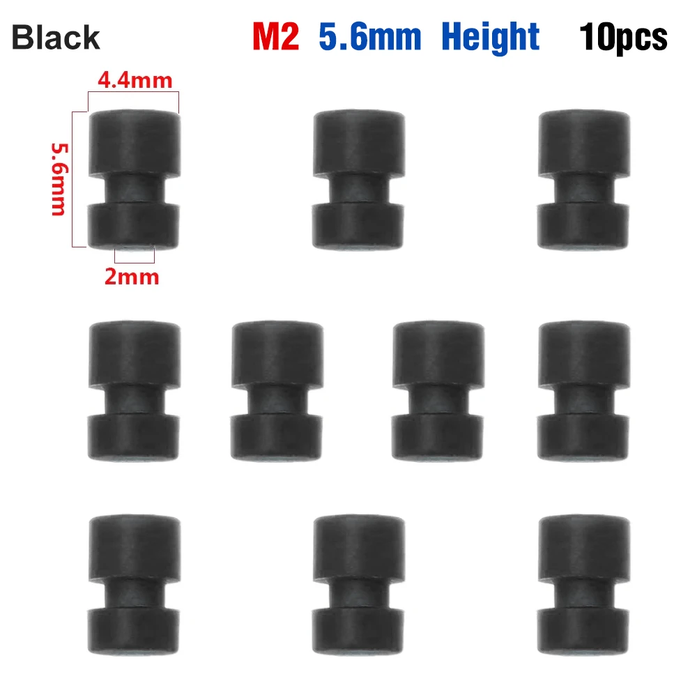 Produktbild von RC Vibrationsschutz-Gummibälle – 24 Stück, M3x8 Mm, Für F4/F7 Flugregler – Weich & Flexibel Für FPV-Drohnen