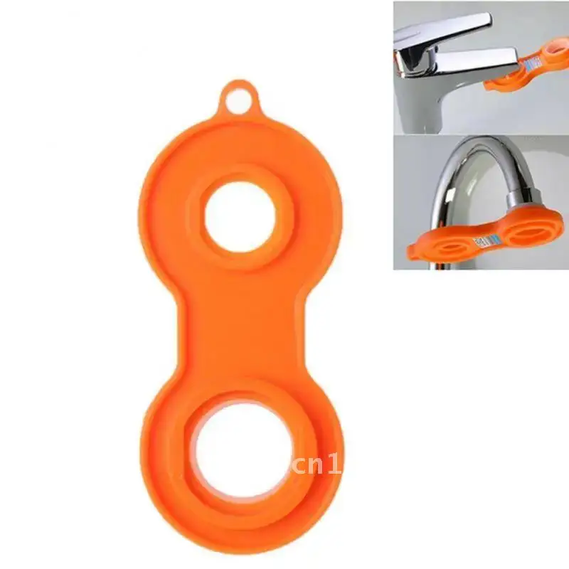 

Water Outlet Universal Wrench Faucet Bubbler Wrench Disassembly Cleaning Tool Four Sides Available Bubbler Yellow Wrench 1Pc