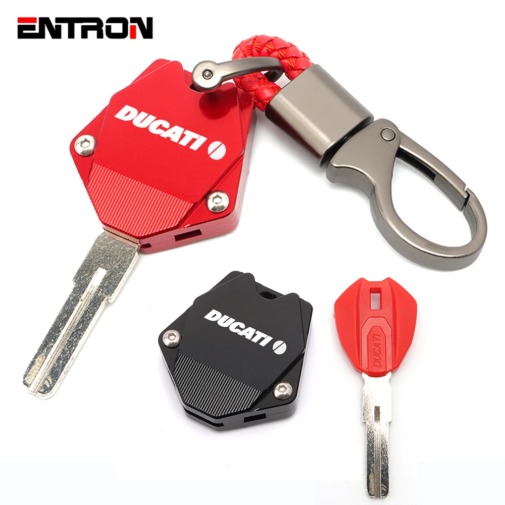 Moto Bike Key Case Cover Shell Keychain Keyring For Ducati Monster 696