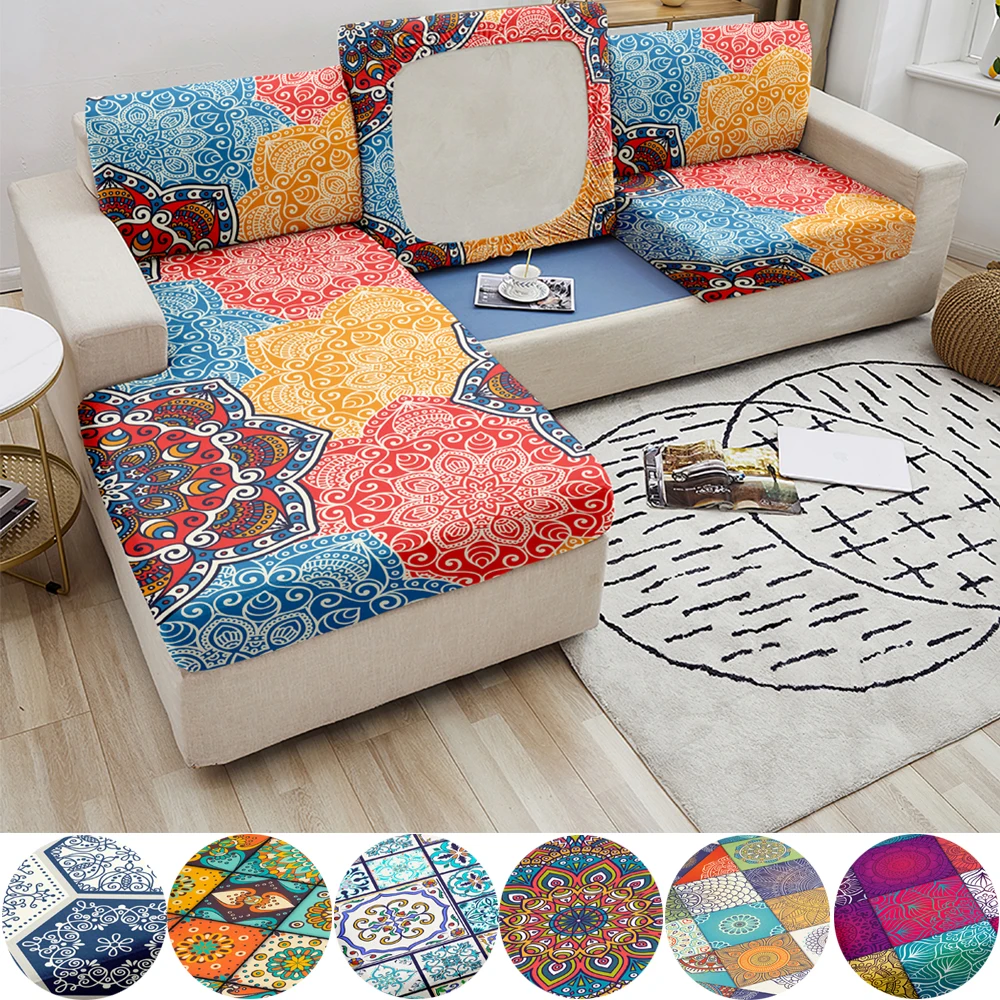 Polyester Sofa Seat Cushion Cover Bohemia Mandala Sofa Cover Sofa