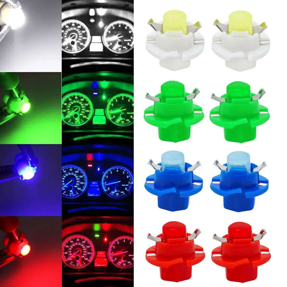 10 Pz T5 B8.5D LED Cruscotto Auto Luci Lampadina Indicatore Di - Foto 4