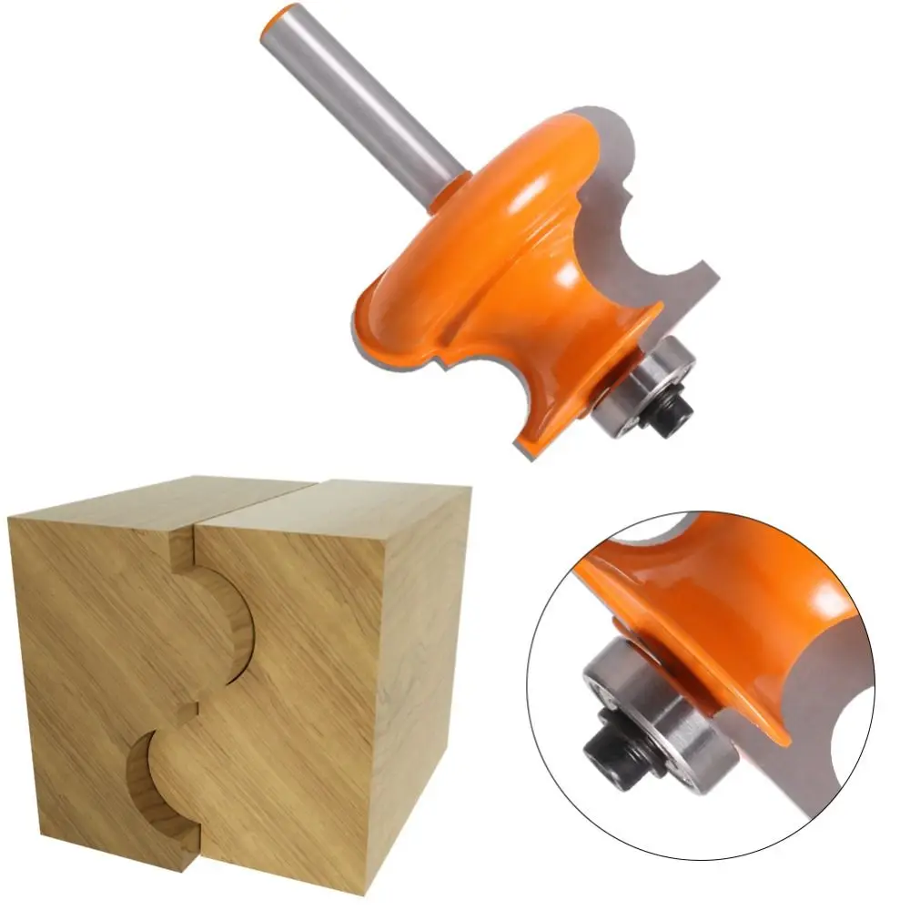 

8mm Shank Router Bits Durable Multi Arc with Bearing Wood Carving Woodworking Tools Milling Cutter