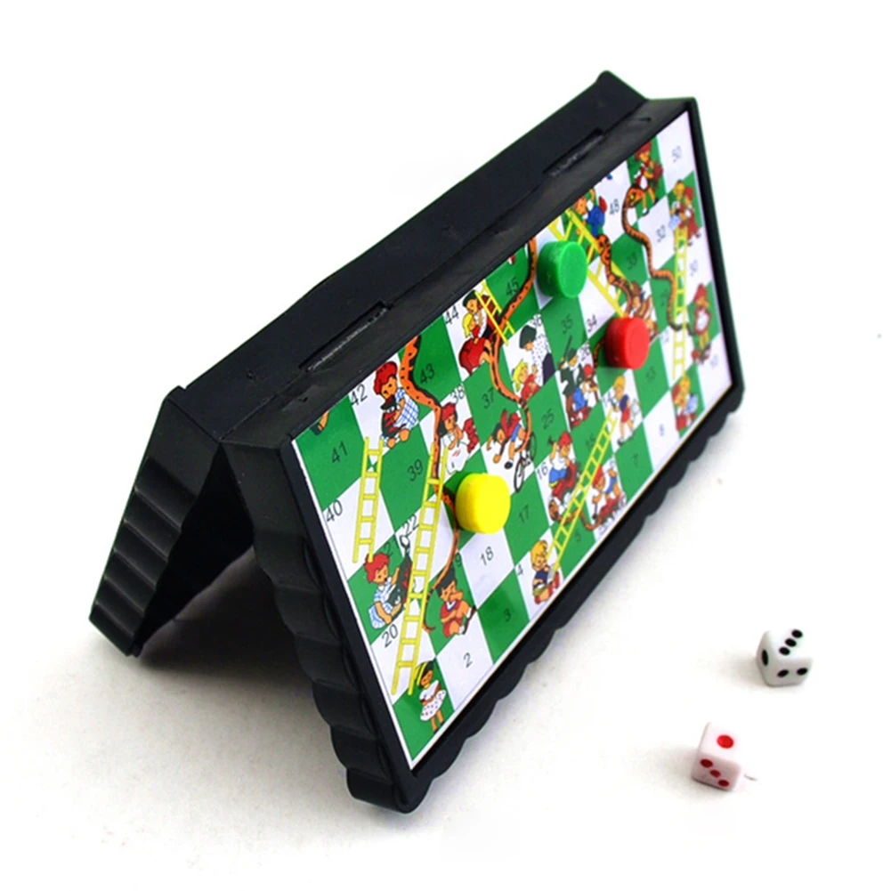 Mini Travel Board Games Plastic Portable Chessboard Games Interactive Acticity Lightweight for Toddlers Kids for Outdoor Travel