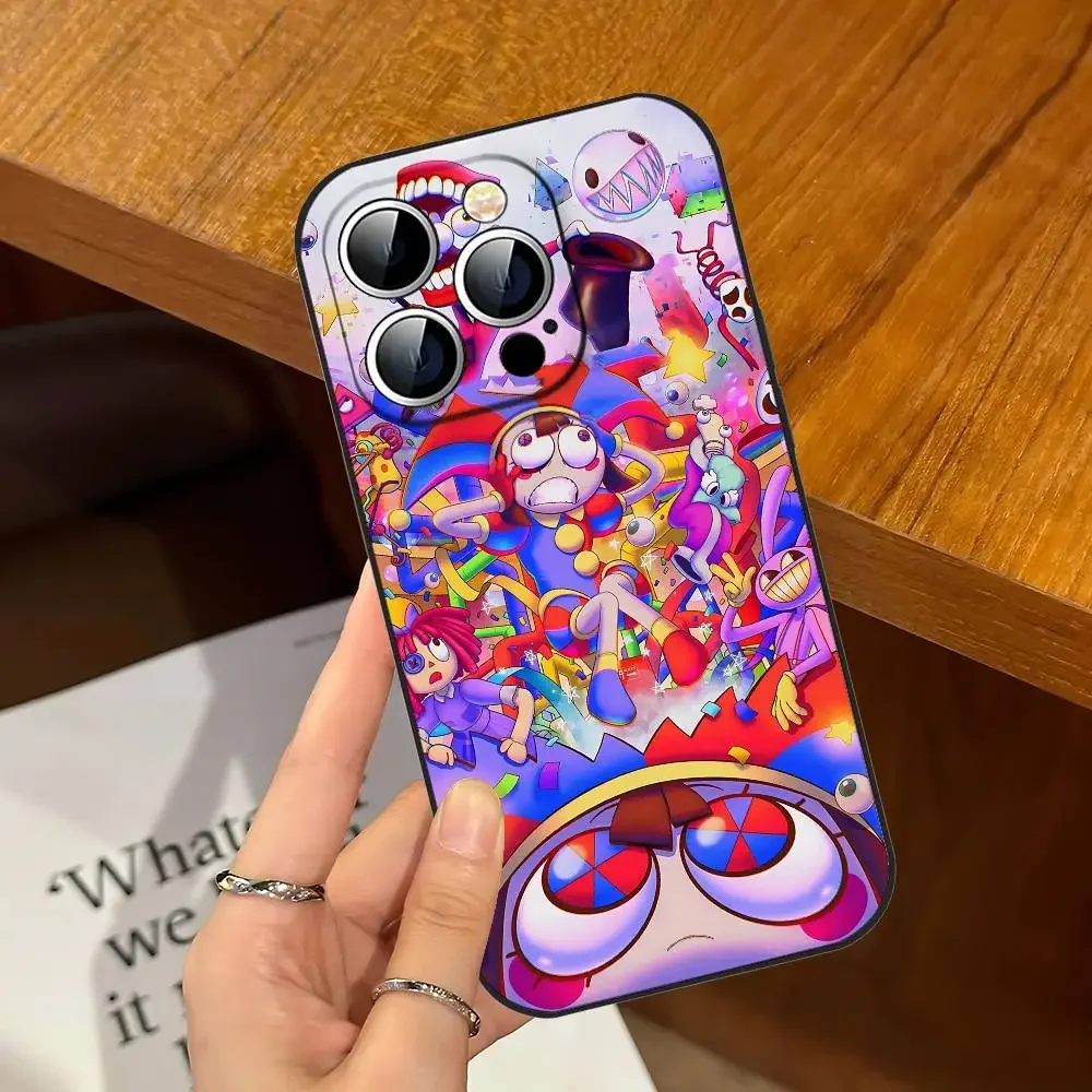 Anime The A-Amazing Digital Circus Phone Case - Stylish Protective Cover with Edge-to-Edge Design