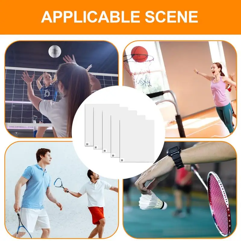 Basketball Sticky Mat 15x18in Adhesive Basketball Traction Mat Replaceable Sheets Shoe Grip Enhancer Court Supplies For