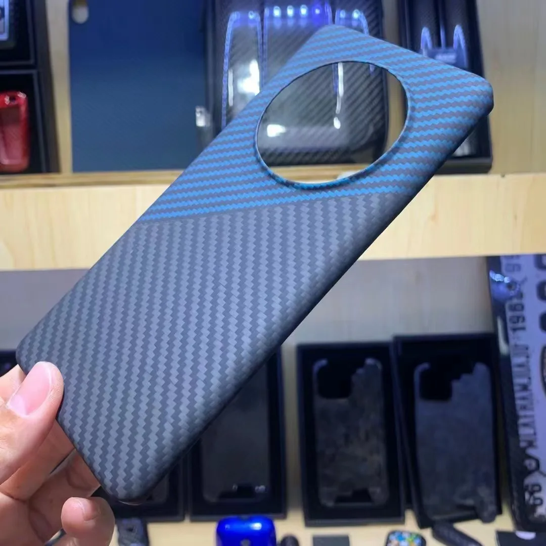 Real Carbon Fiber Phone Case For HUAWEI Honor Magic 4 Pro Aramid fiber Drop-Resistant Ultra-thin magic 4 Hard Protection Cover