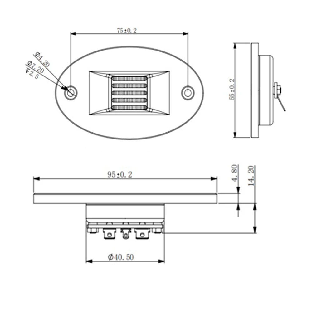 30W 4ohm Isodynamic Ribbon Tweeter Speaker AMT HiFi Plannar Loudspeaker Air Motion Transformer AVT 2Pcs DIY Home Theater
