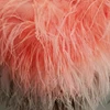 True ostrich feather Multicolor Mini Skirt Elastic Waist  Sexy Clothing Club Party Dance Rave Short Skirt Note select 3 colors 4