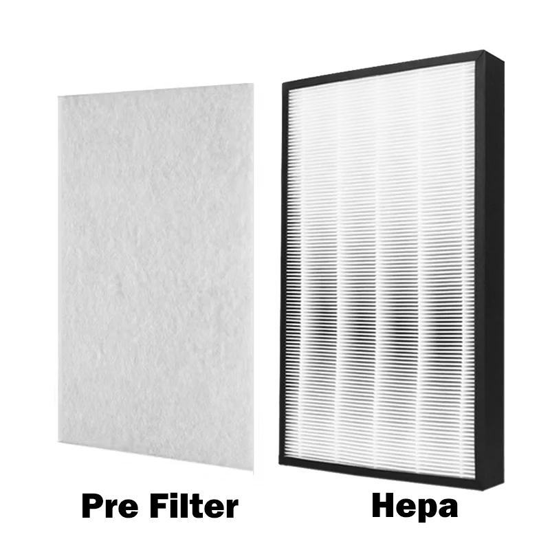 Filtre HEPA H13 de remplacement pour purificateur d'air Coway AP-3008FH, lot de deux filtres charbon actif emballés.