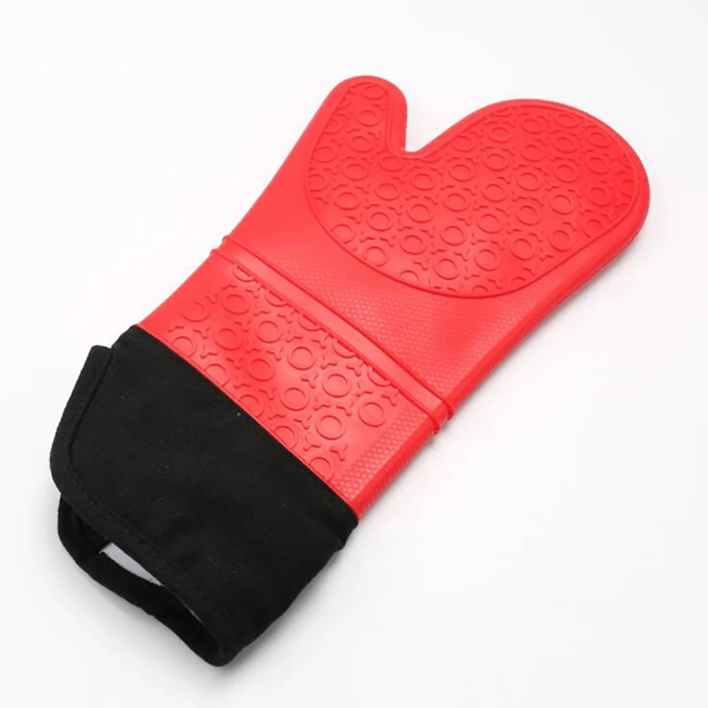 Silicone Heat-Resistant Gloves Cooking Barbecue Gants Silicone Kitchen Microwave Mittens Oven Glove Home Heat Resistant Gloves silicone oven mitts kitchen gloves silicone oven gloves