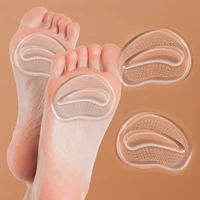 Coussinet de l'avant-pied en Silicone pour femmes, coussinet antidérapant, anti-douleur, épais, demi-mètre, talons hauts, semelle intérieure 6