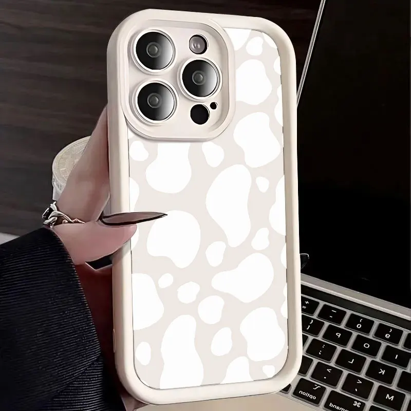 Leopard Print Silicone Phone Case - Stylish and Protective Soft Cover