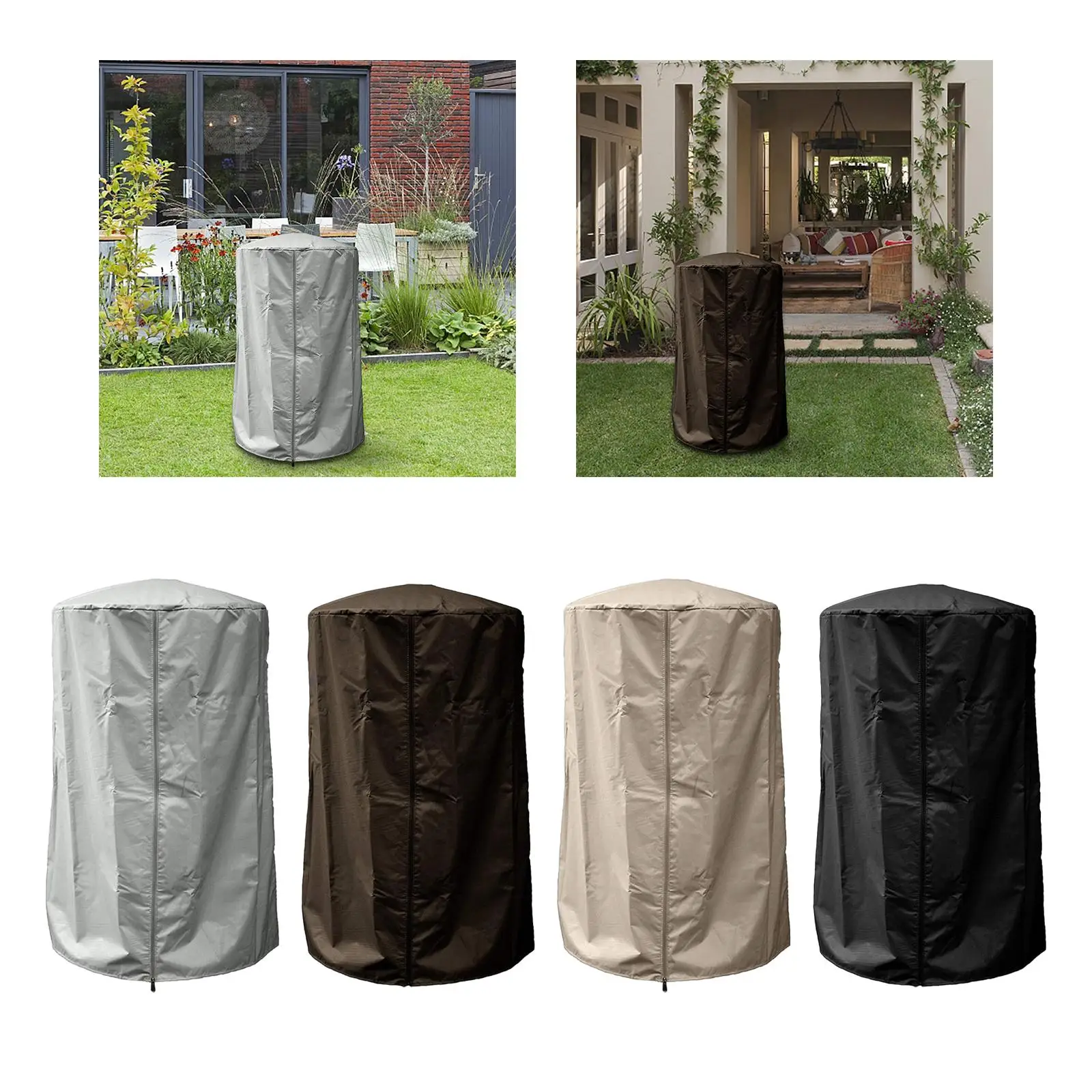 Patio Heater Cover Oxford Cloth Heavy Duty Shade for Outside Units