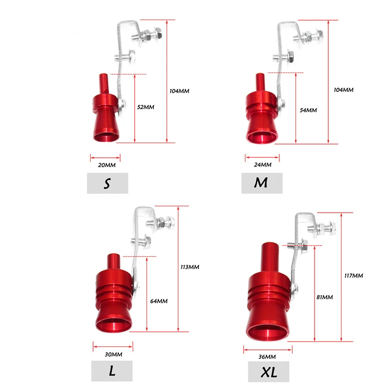 Exhaust Pipe Tip Tail Pipe Muffler Exhaust Flex Pipes Car Exhaust Catalytic Converter Motorbike Car Exhaust Fake Turbo Whistle