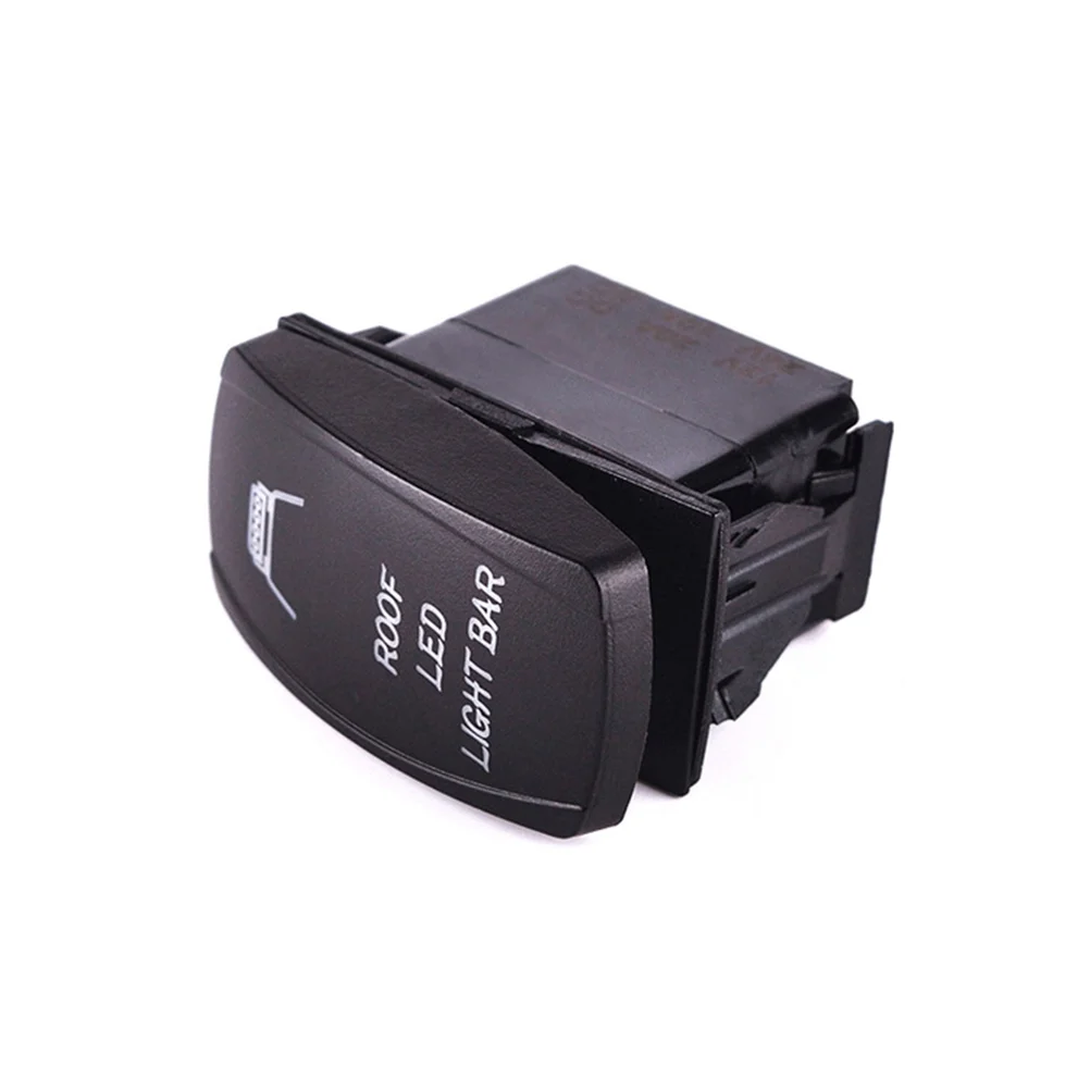 

5pin Car Boat Toggle Roof Led Light Bar Rocker 12V 24V Fog Lamp (Black)