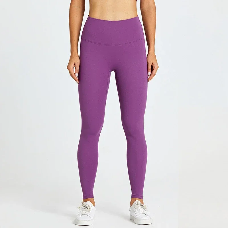 

Lulu High Waisted Yoga Pants Contour Curvy Women Booty Push Up Fitness Leggings Stretchy Workout Running Athletic Gym Tights