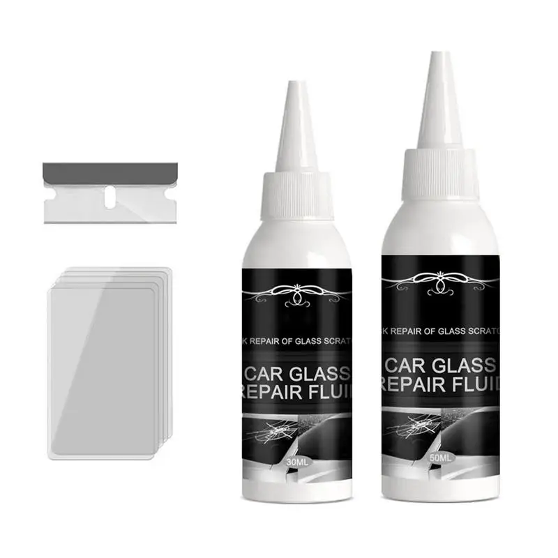 50ml Auto Glass Scratch Crack Quick Restore Tool Car Windshield Repair Glue  Adhesives Window Cracked Glass Repair Recover Kit - AliExpress