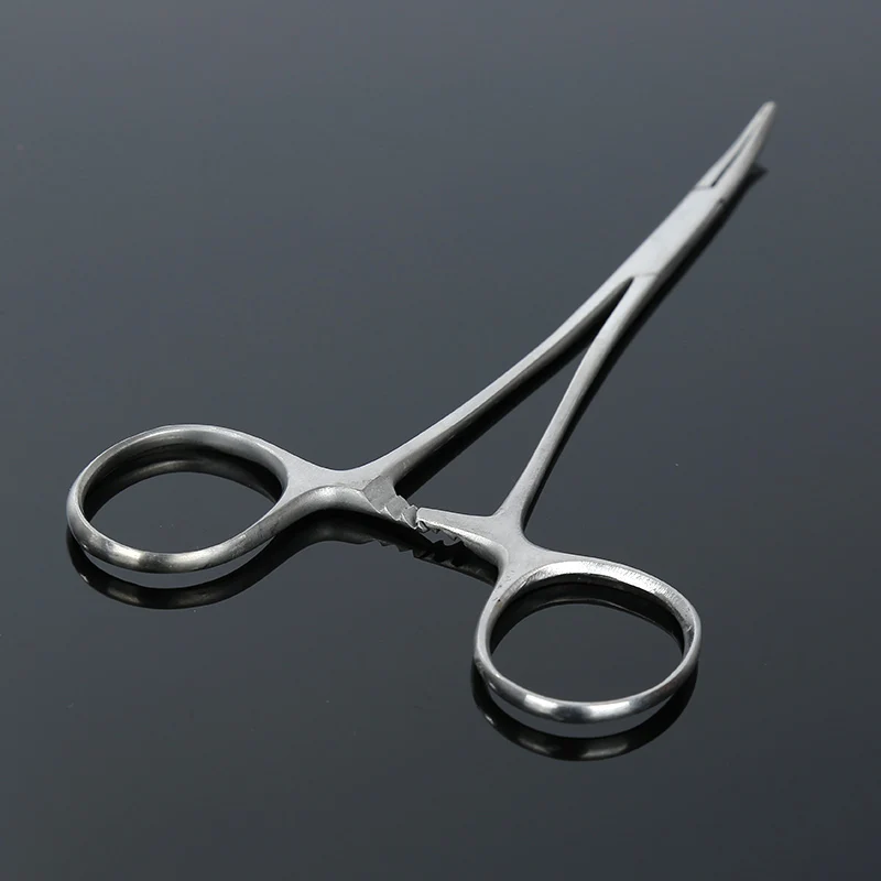 Hemostatic Kelly Forceps High Quality Grade Stainless Steel Elbow Hemostats Locking System 12.5/18cm Curved Mouth SYZE 5/3/1Pcs surgical forceps