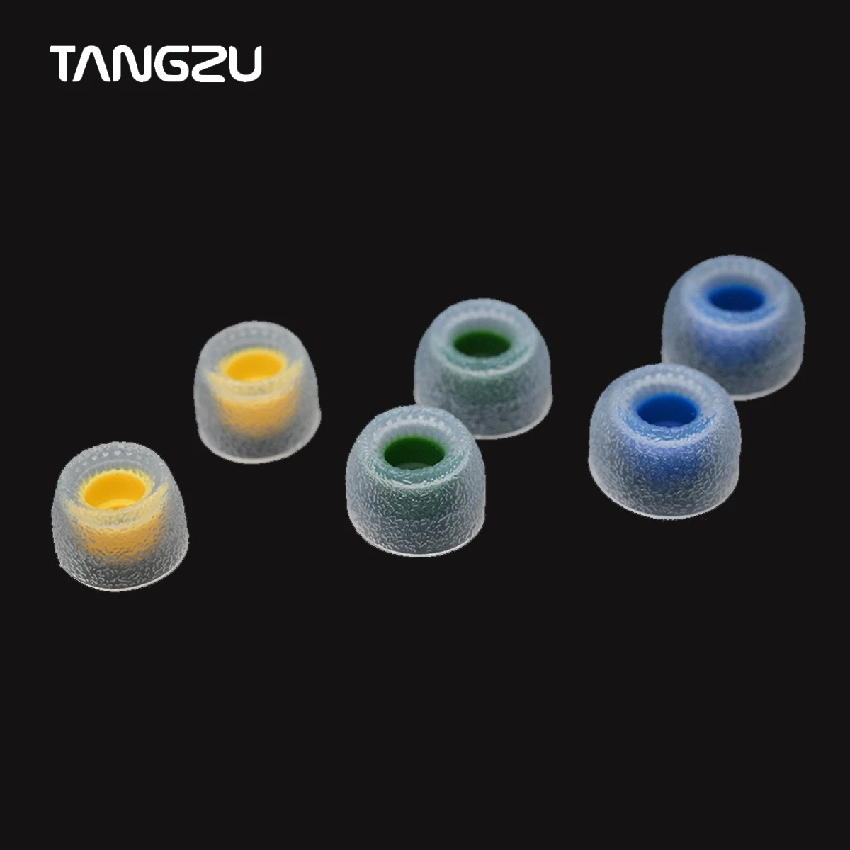 Tangzu-tang Sancai Wide Bore Versão Dicas Conjunto Completo Silicone Eartips para Fudu Wan er sg Princesa Changle Fone de Ouvido Iem Pares