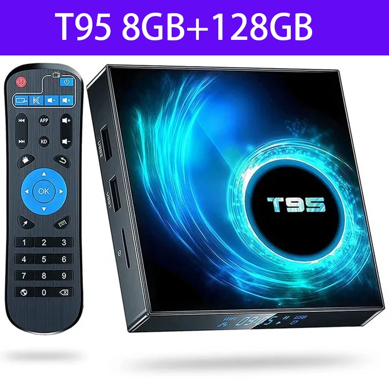 OriginalSmartTVBoxT95Android10DualBand24GB5GBWifi3DVoice